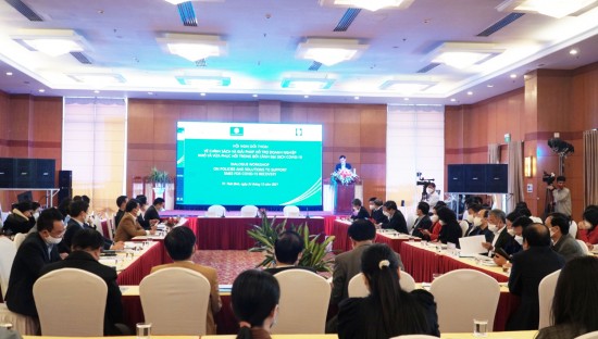 Chủ tịch Nguyễn Kim Hùng tham dự Hội nghị “Đối thoại về chính sách và hỗ trợ doanh nghiệp nhỏ và vừa hồi phục sau dịch Covid-19” Tại Thái Bình