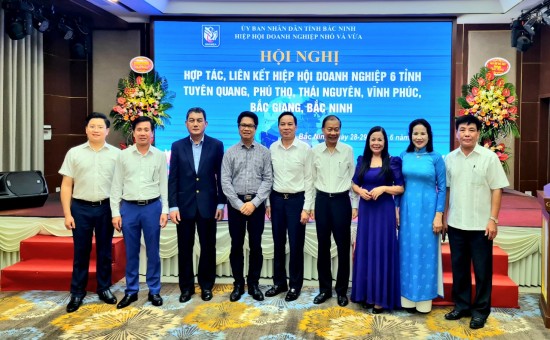 Chủ tịch Nguyễn Kim Hùng tham dự hội nghị sơ kết chương trình hợp tác, liên kết hiệp hội doanh nghiệp 6 tỉnh phía Bắc