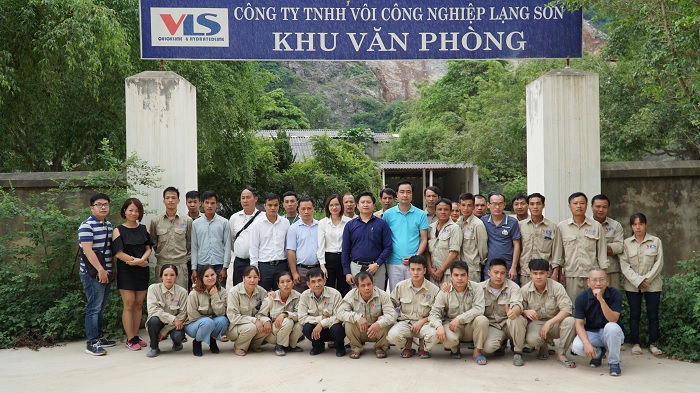 Chủ tịch Nguyễn Kim Hùng - Tập đoàn Kim Nam thăm và làm việc tại nhà máy khu công nghiệp Vôi Hữu Lũng, Đồng Tiến, Lạng Sơn.