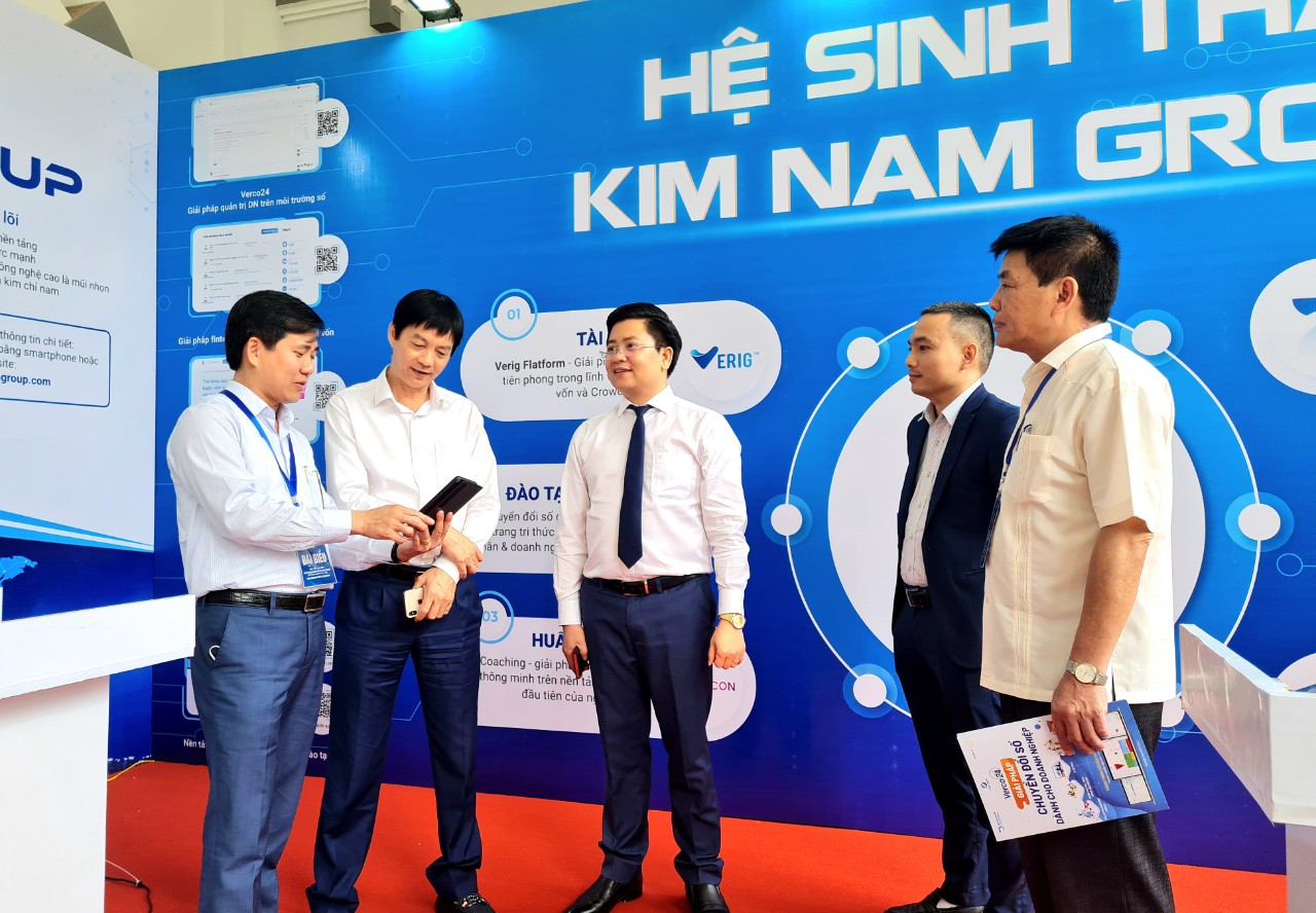 Hệ sinh thái công nghệ Kim Nam được quảng bá tại Đại hội doanh nghiệp nhỏ và vừa tỉnh Thái Nguyên lần thứ V