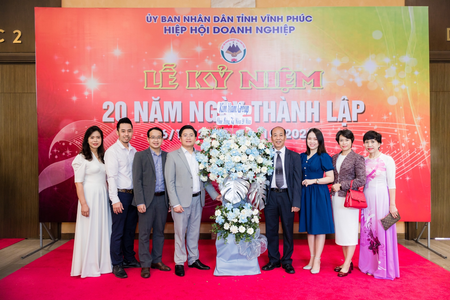 Kim Nam Group tham dự Lễ kỷ niệm 20 năm ngày thành lập Hiệp hội Doanh nghiệp tỉnh Vĩnh Phúc